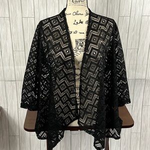 Travel Elements Black Knit Wrap